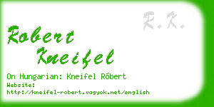 robert kneifel business card