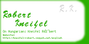 robert kneifel business card